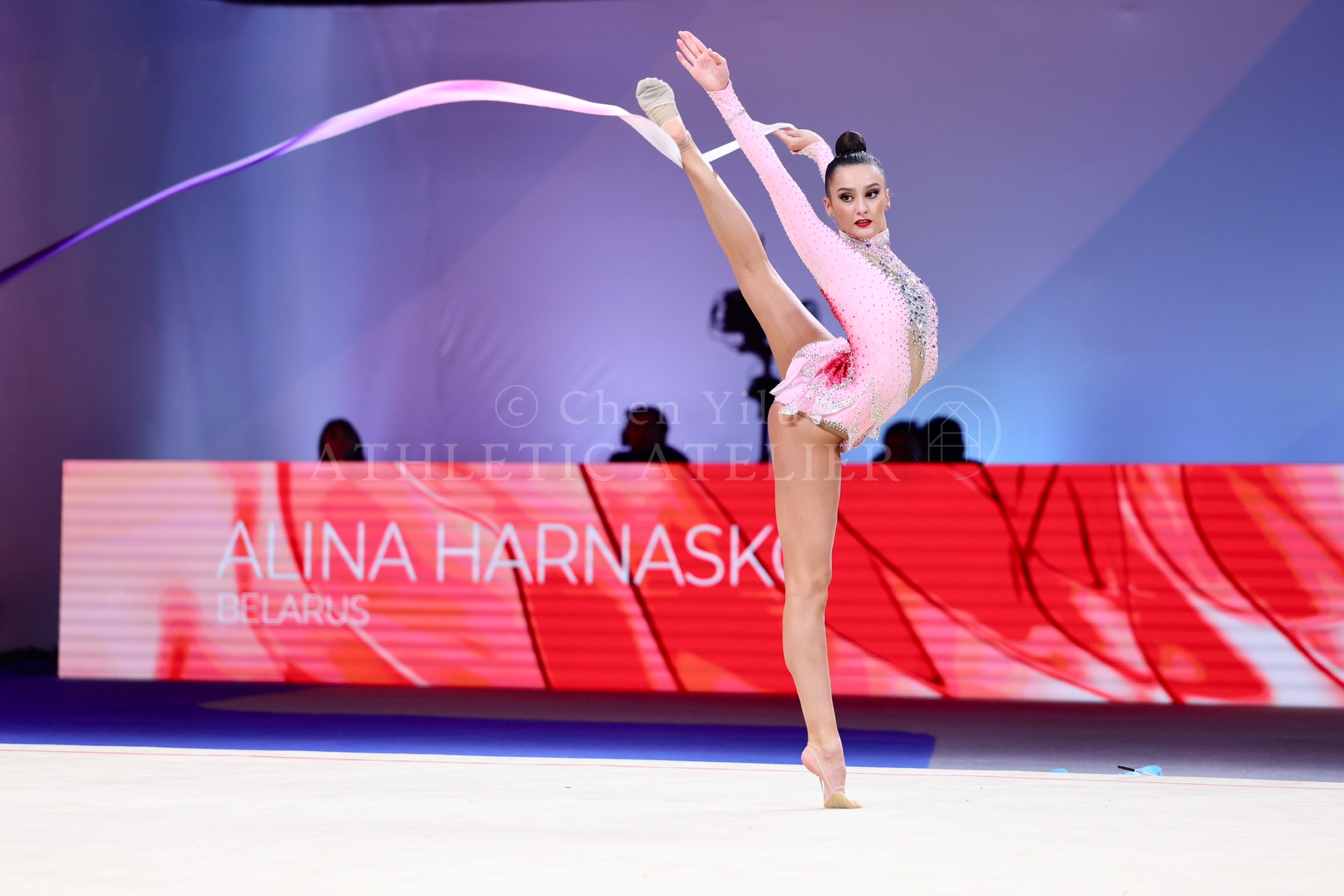 Alina Harnasko performing at Sky Grace Cup